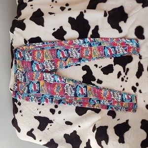 Constantly Varied Gear Comic Pop Art Leggings - Multicolor